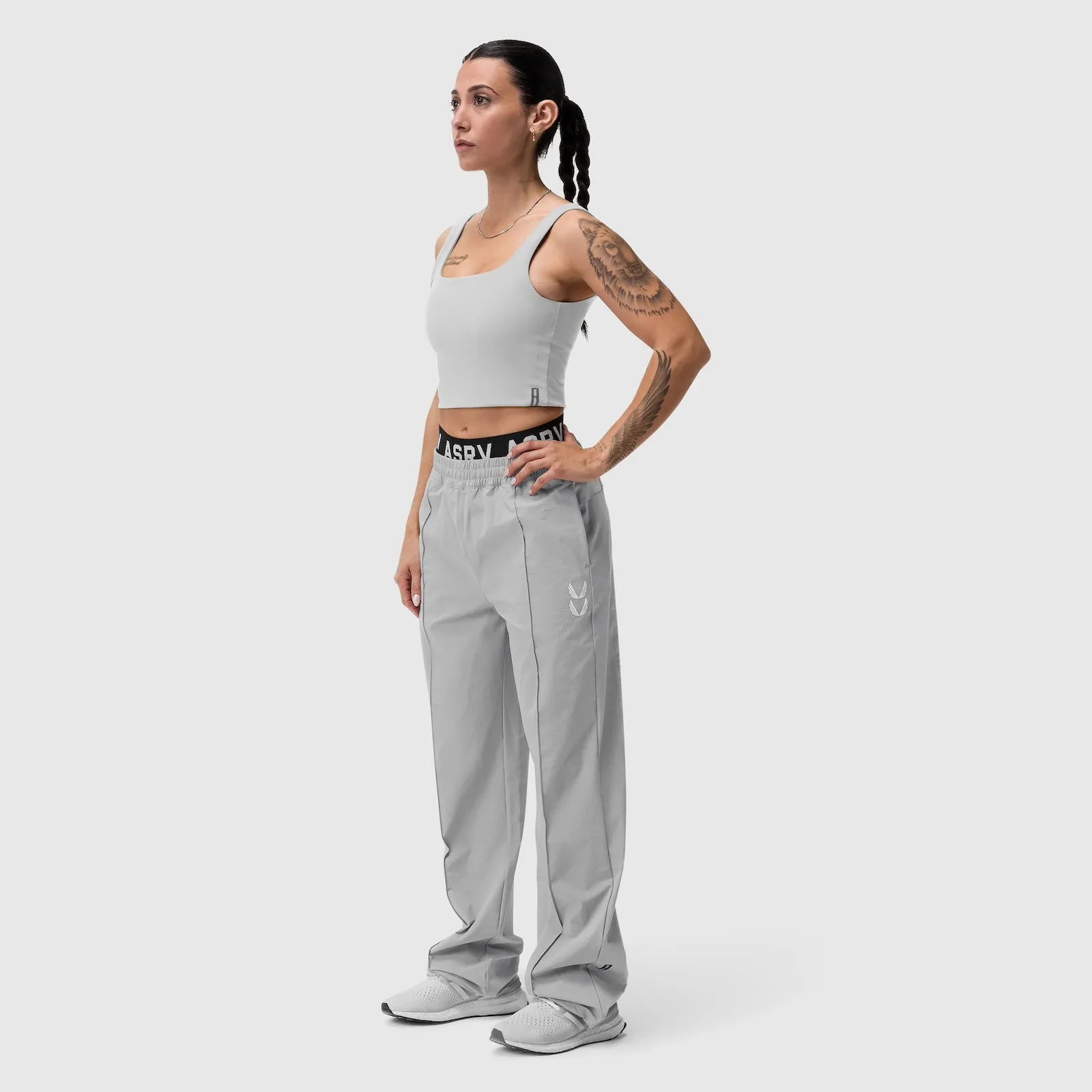 AntiSlipWaistband Versatile Look W036. Ripstop Relaxed Track Pant - Slate Grey Ultra Light Construction