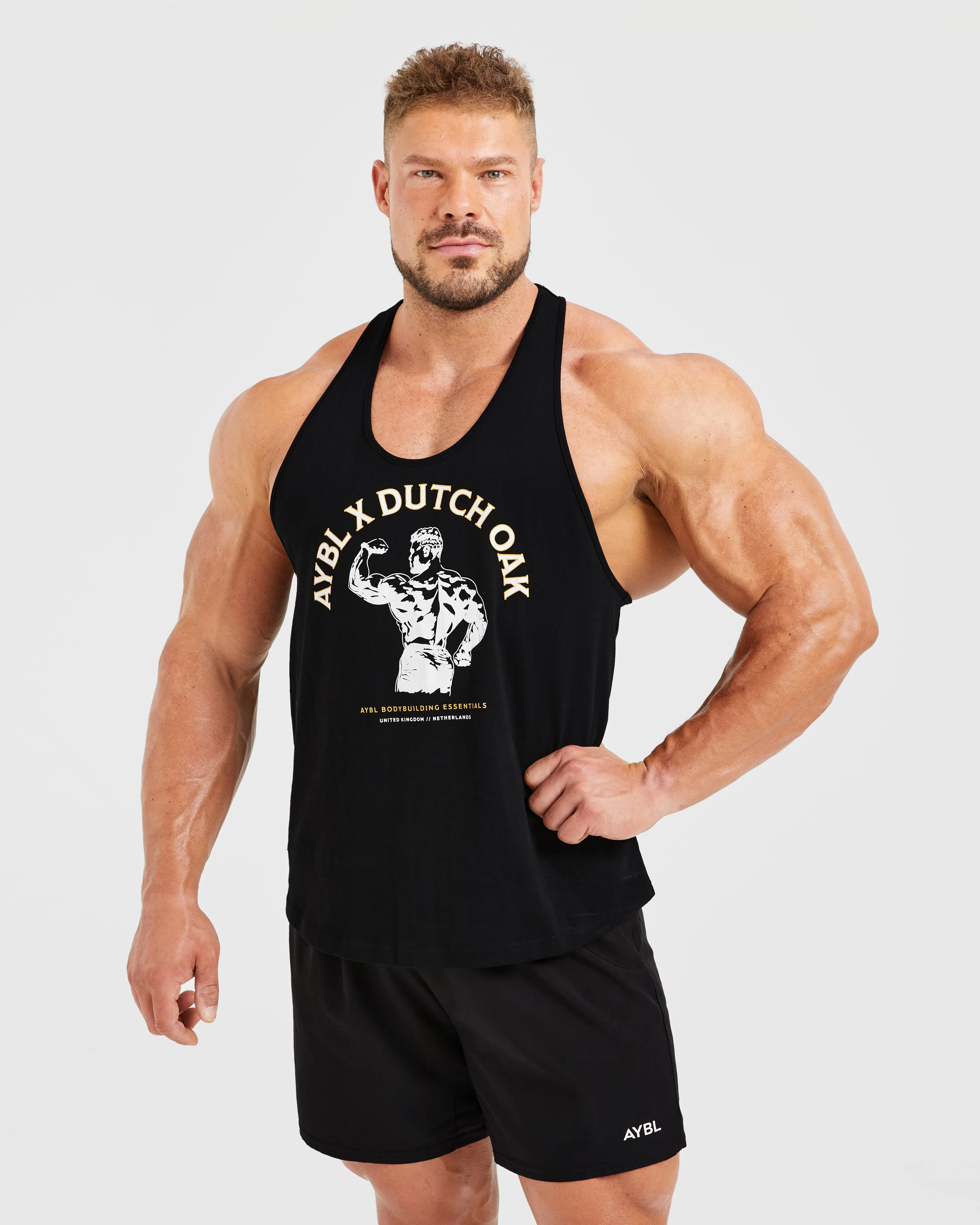 Casual Edge anti slip grip Wesley Vissers X Dutch Oak Stringer - Black/White Flattering Waist