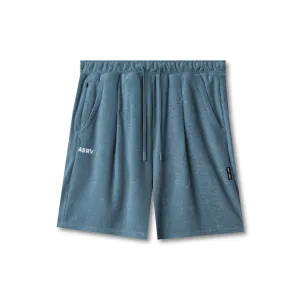 1094. Towel Terry Relaxed Short - Storm muted colors Ergonomic Curved Seams
