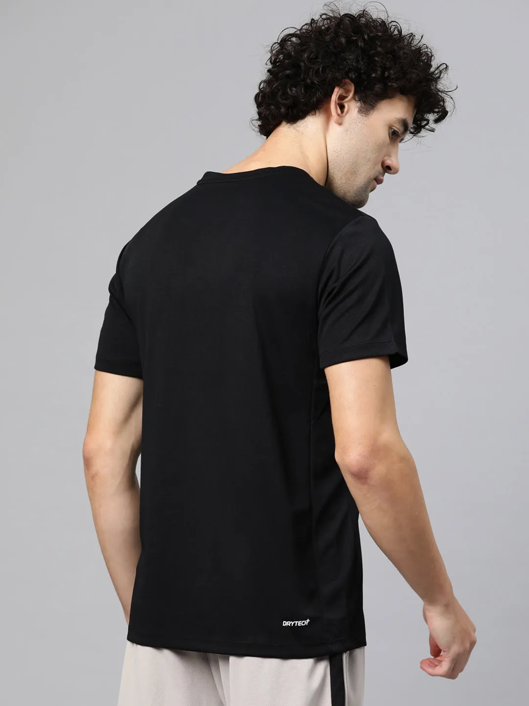 Alcis Men Anti Static Slim Fit T-shirt Design Soul Lean Glow