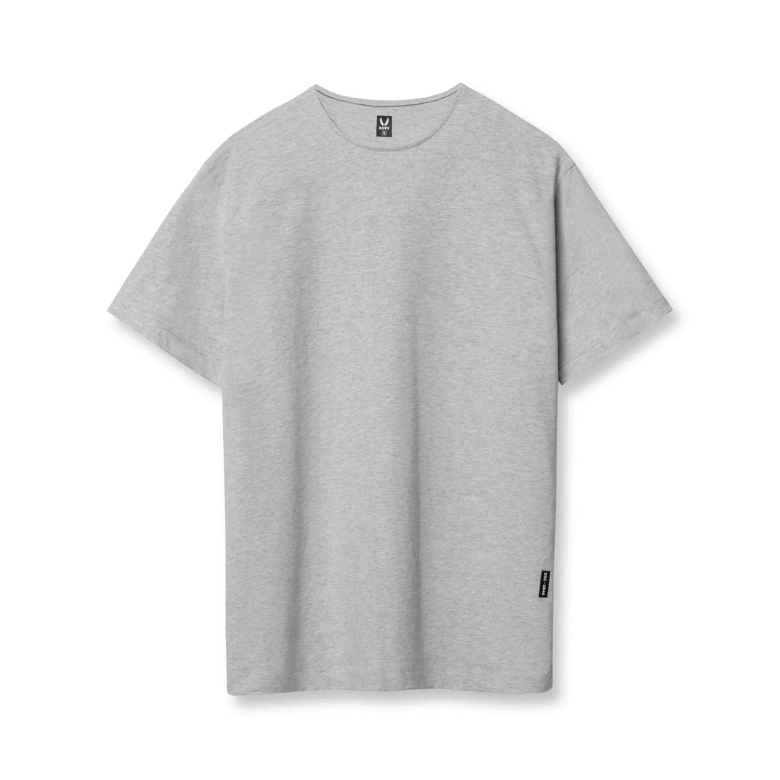 0846. CottonPlus? Standard Mesh Back Tee - Heather Grey StretchReinforcedArmholes