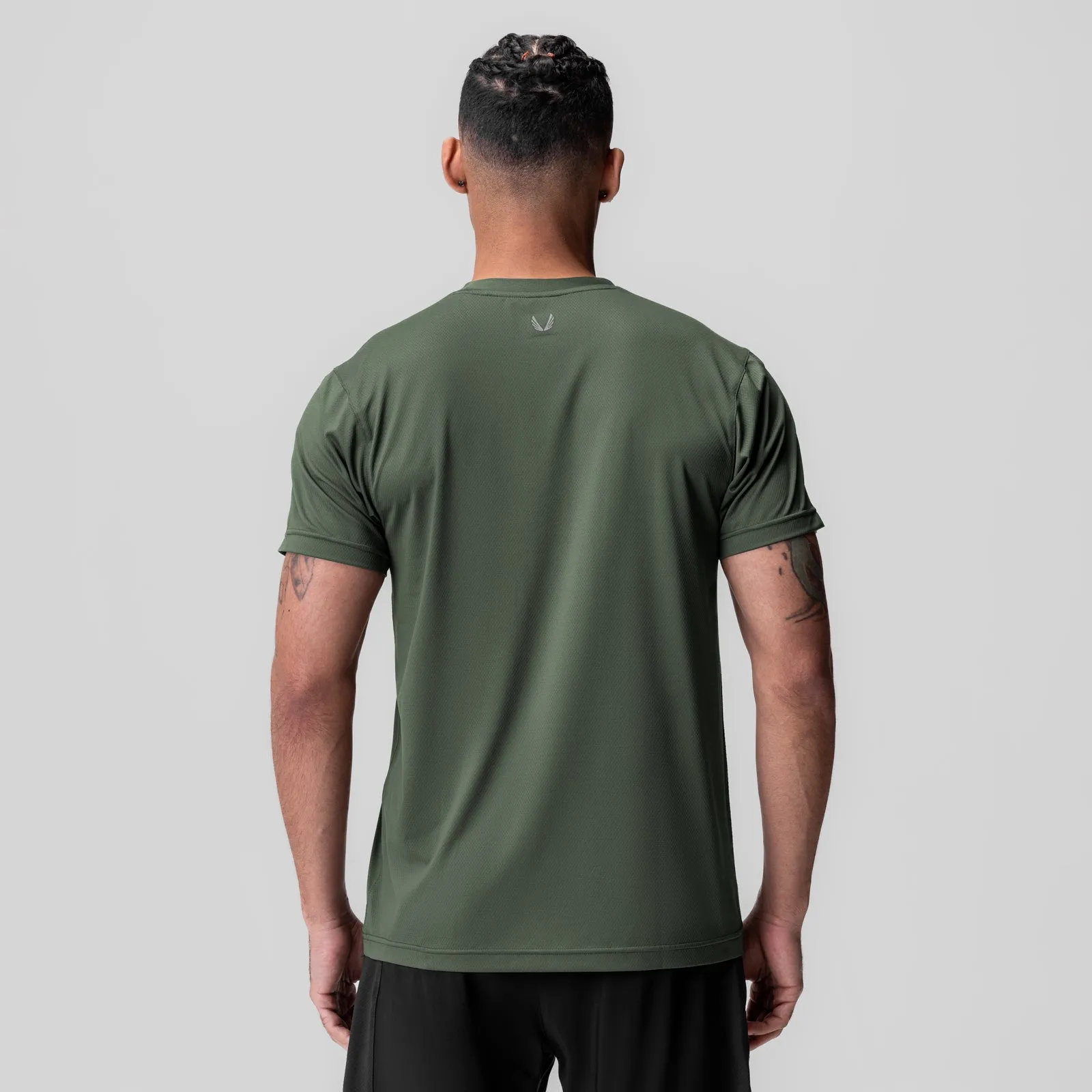 1015. AeroSilver? Essential Tee - Olive Heathered Fabric Limited Edition