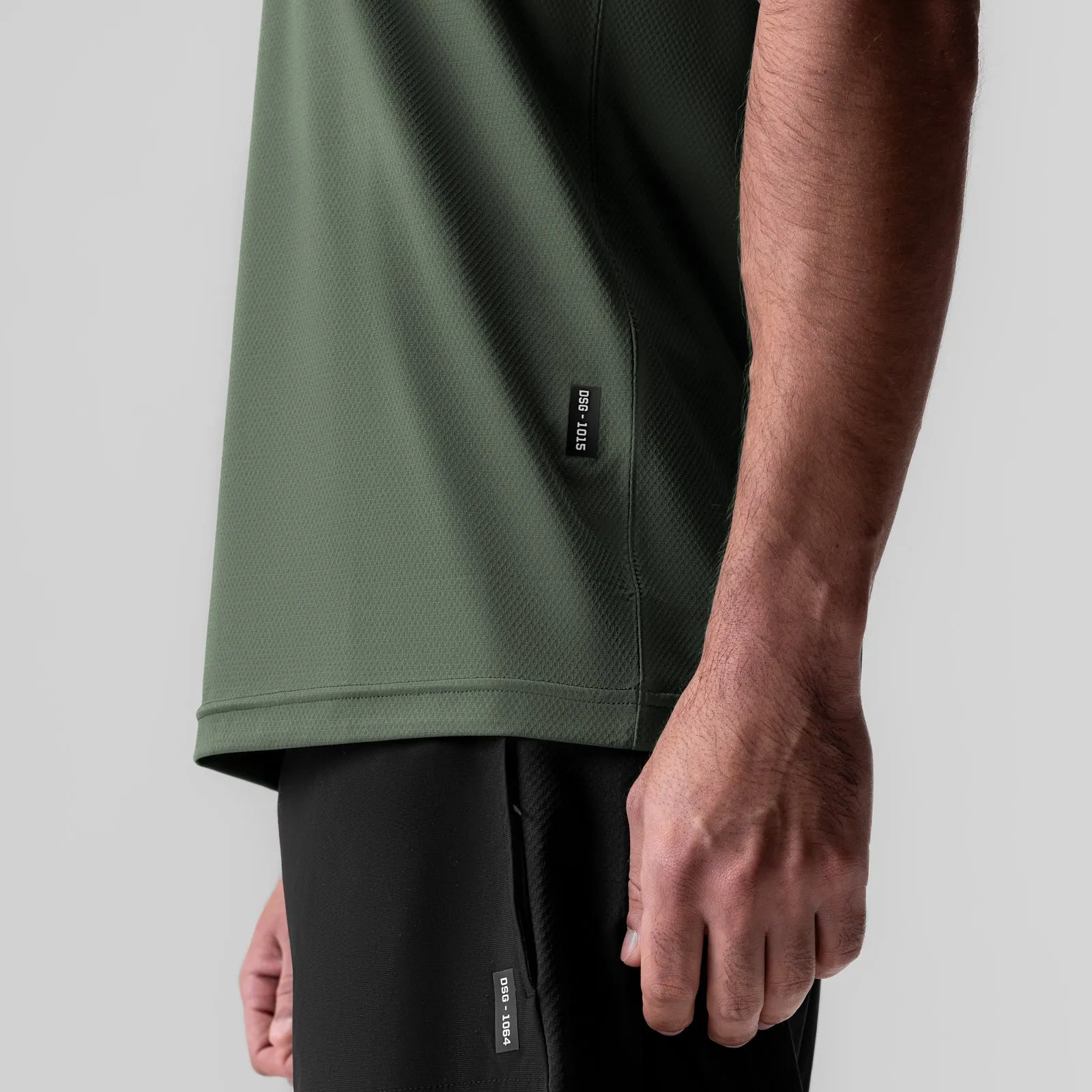 Zero Waste Production Summer Favorite 1015. AeroSilver? Essential Tee - Olive