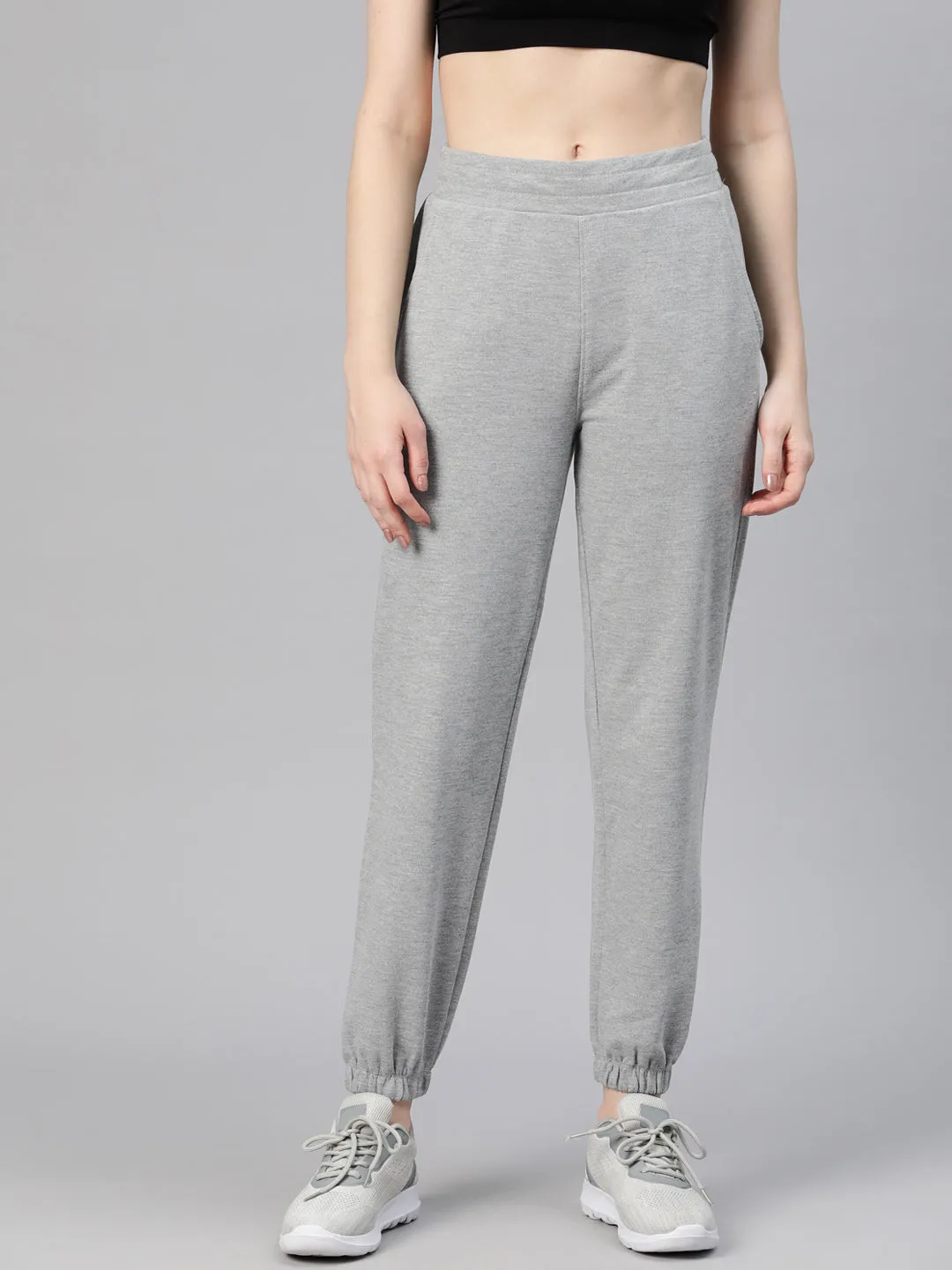 AntiSlipWaistband Soft Lining Alcis Women Solid Regular-Fit Joggers