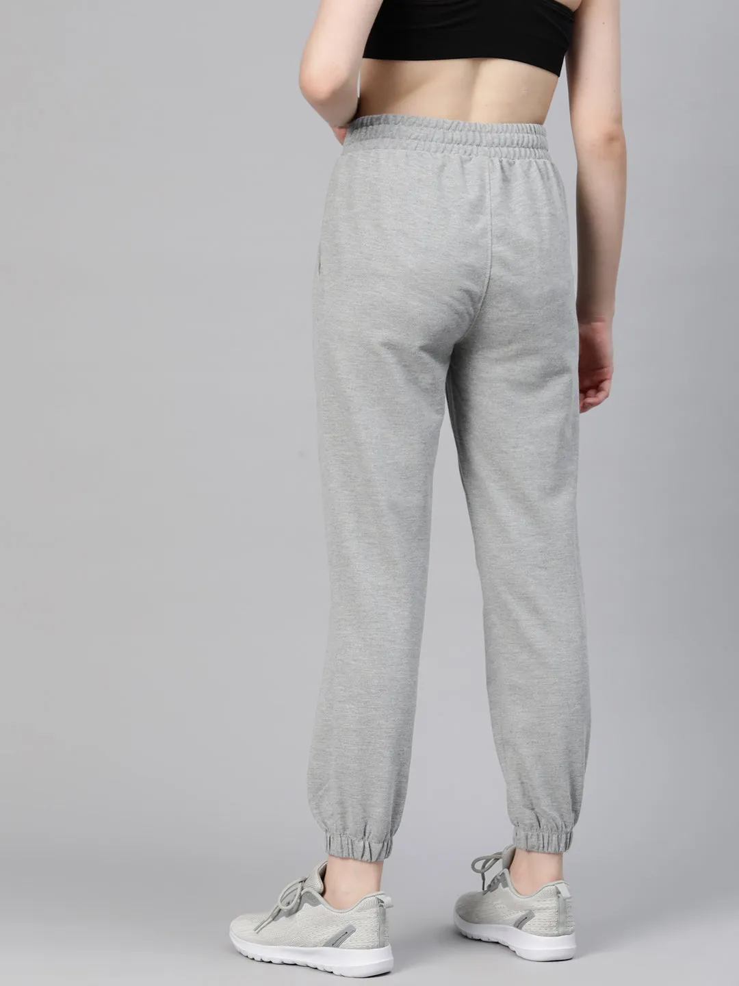 Alcis Women Solid Regular-Fit Joggers Active Lifestyle
