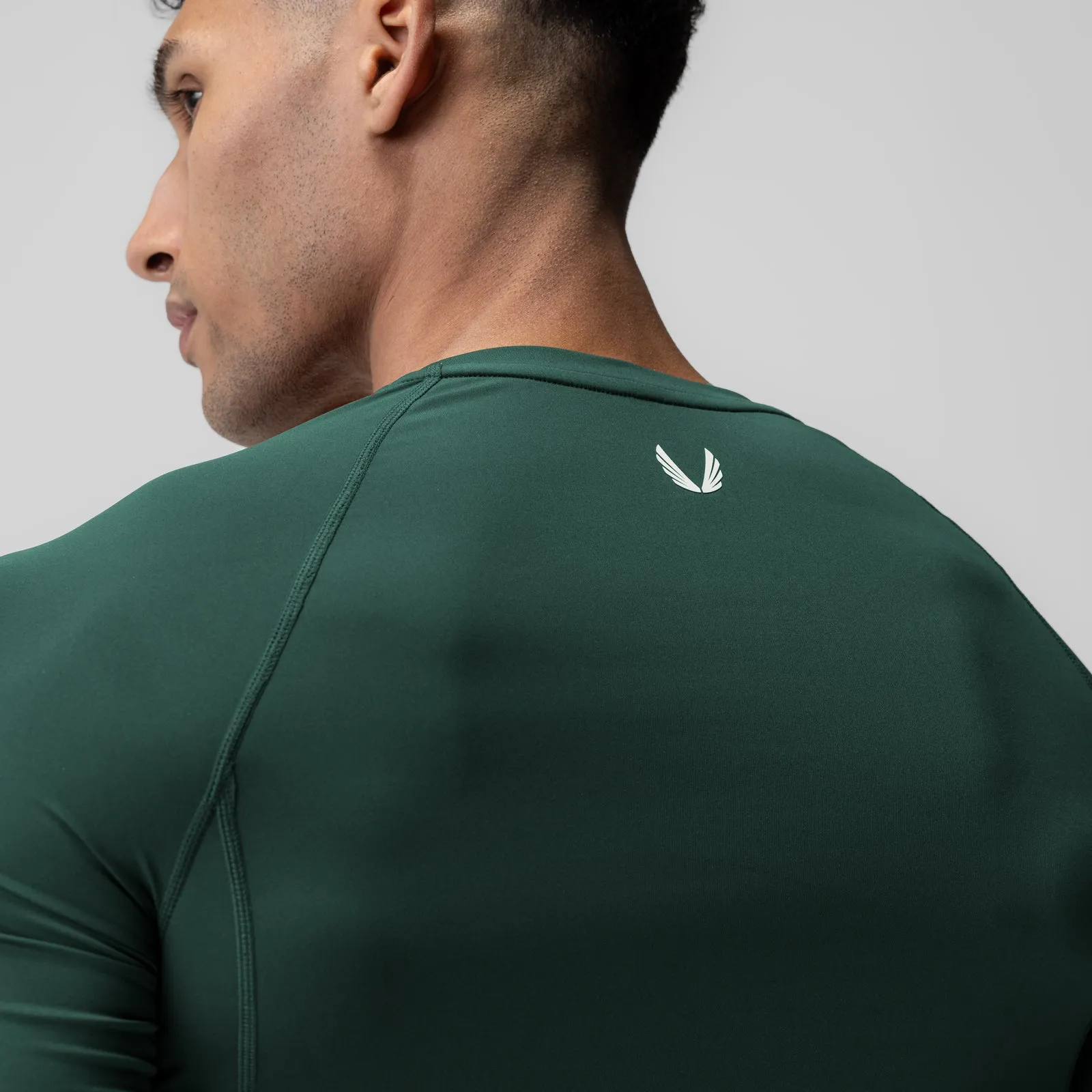 1027. WarpFlexx-Lite? Half-Sleeve Baselayer - Forest Green Adult Wear