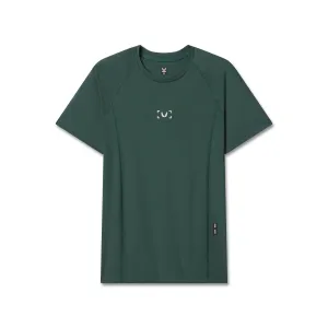 1027. WarpFlexx-Lite? Half-Sleeve Baselayer - Forest Green Personalized MultiPly Fabric