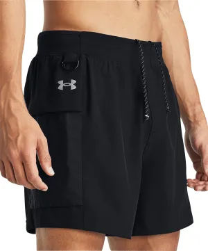 fade resistant color quick-dry feature Under Armour Launch Trail 5 Inch Mens Running Shorts - Black