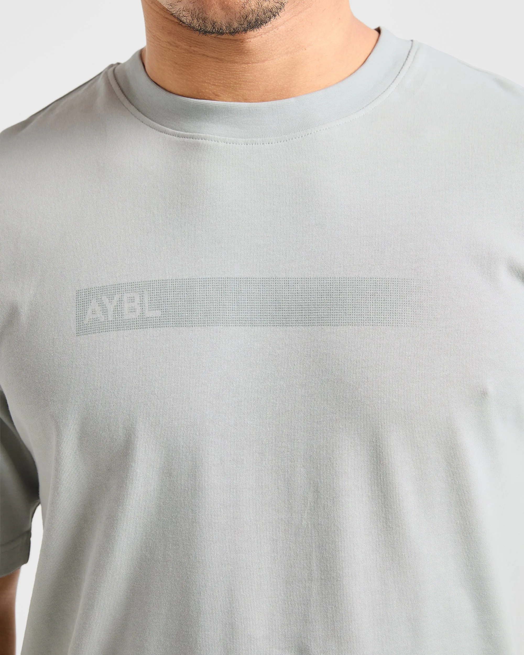 Casual Fashion Classic T Shirt - Ice Grey