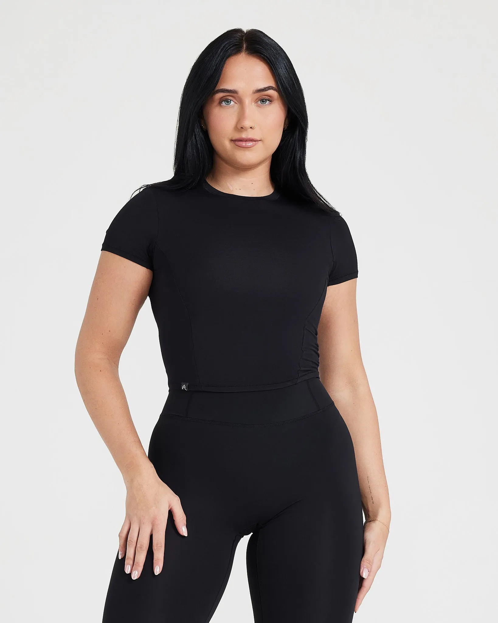 Party Ready Play Mode Mellow? Soft Mid Short Sleeve T-Shirt | Black Perforated Ventilation Zones