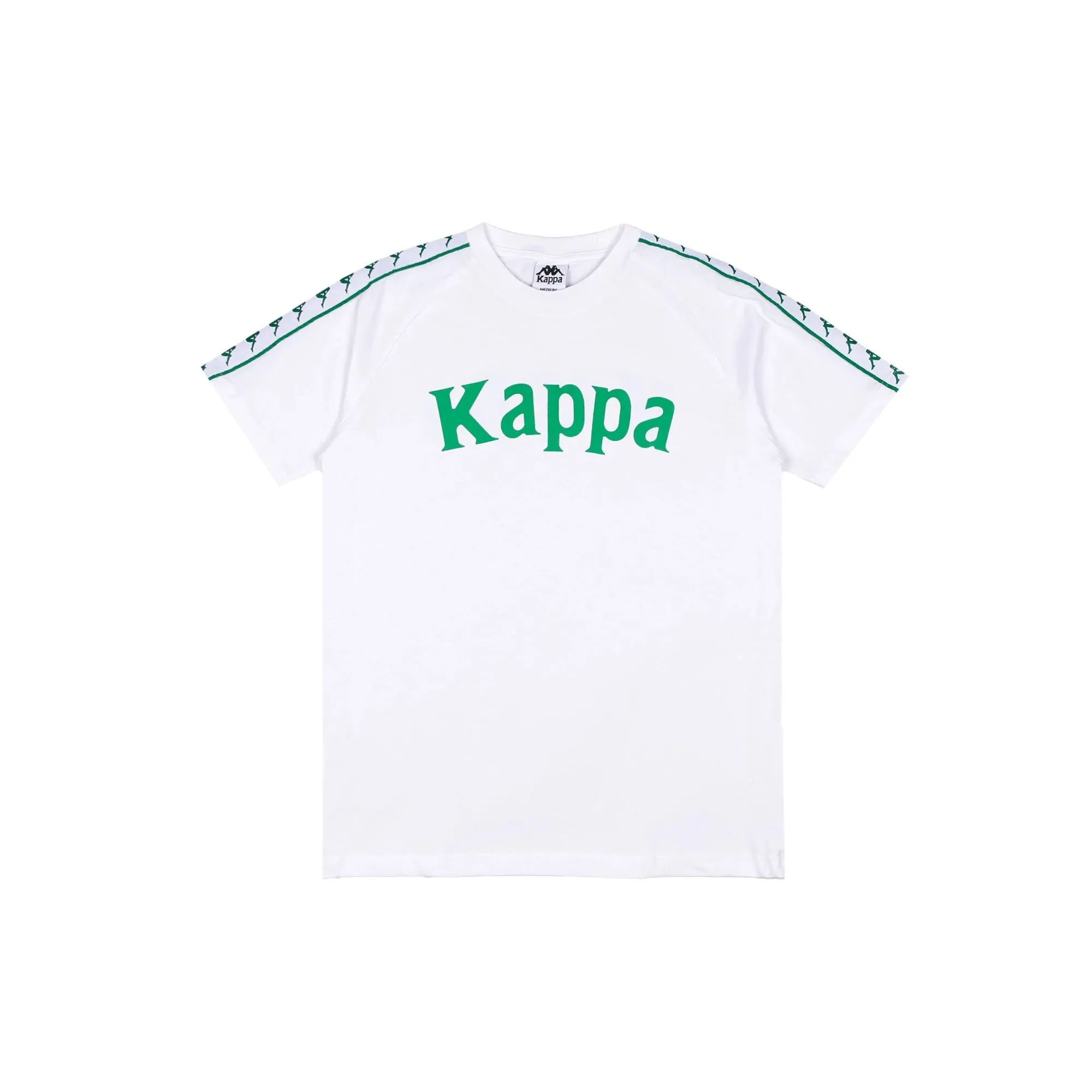 222 Banda Balima T-Shirt - White Green Tee City Fashion Animal Print
