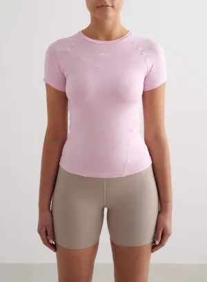 Cotton Candy Soft Basic Short Sleeve Flattering Cut