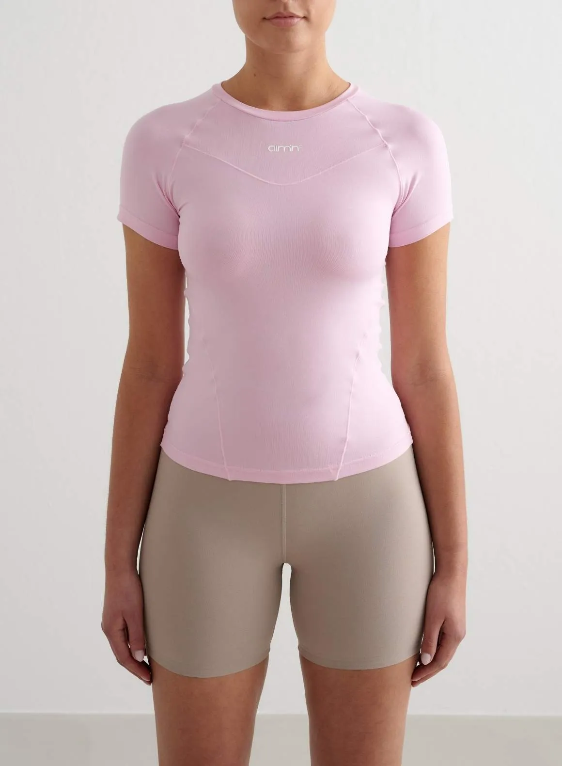 Cotton Candy Soft Basic Short Sleeve Flattering Cut