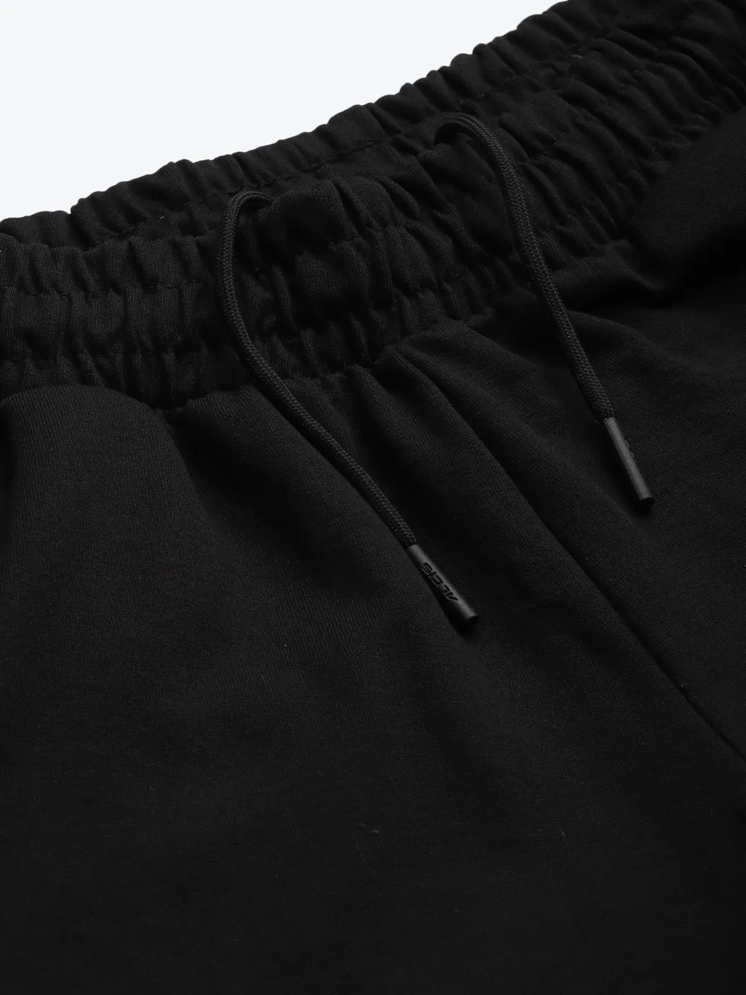 Alcis Women Solid Black Track Pant Anti Odor Technology Straight Leg