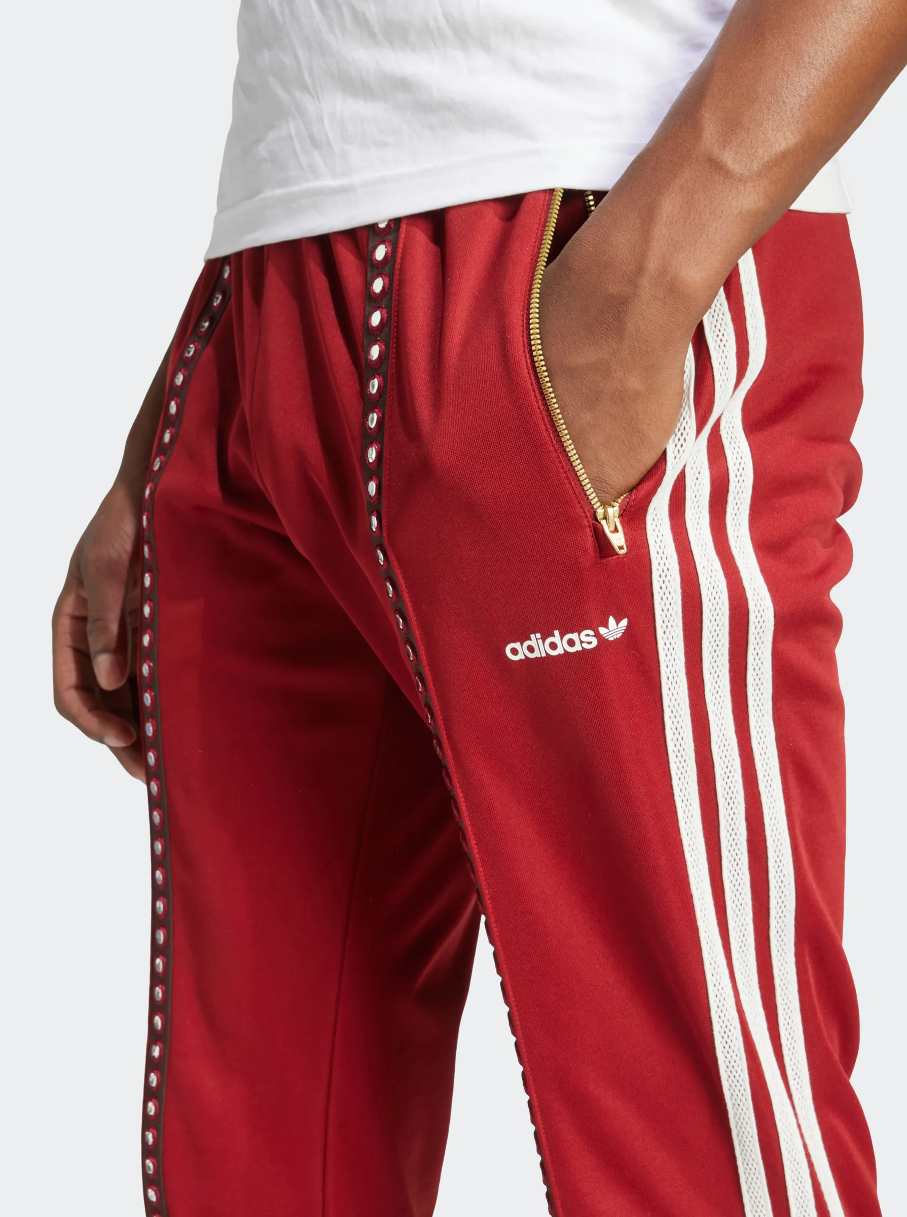 Reinforced Stress Points Retro Sports Cricket-Inspired Track Pant