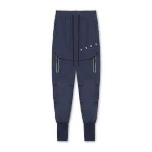 Stretchable 0690. Tetra-Lite? Tech High Rib Jogger - Navy