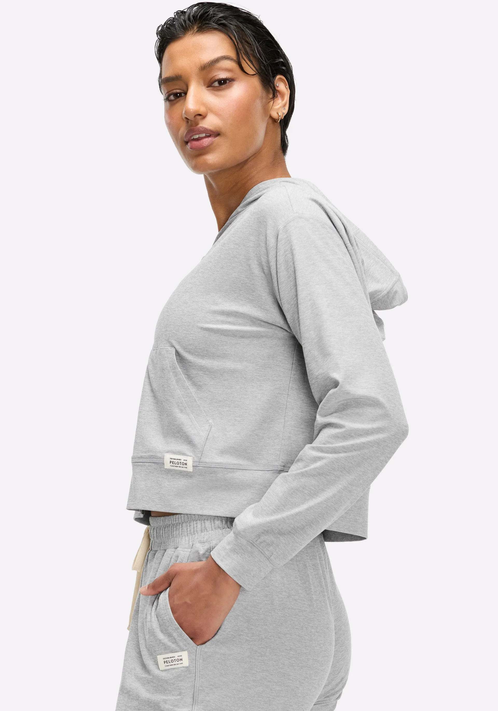 Light Heather Gray Dreamblend Set Slim Silhouette