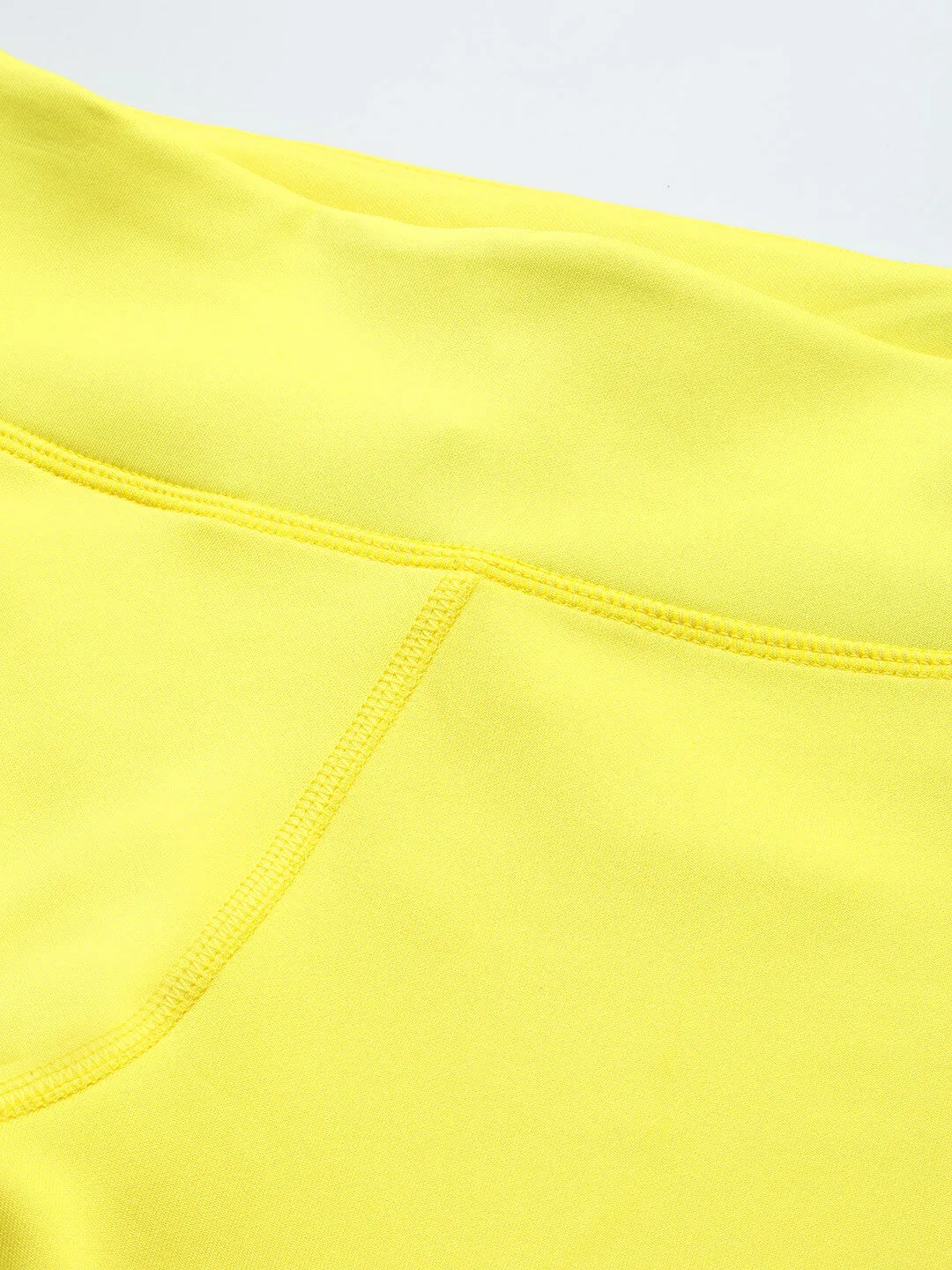 Camping Gear Skin Friendly Alcis Women Yellow White Striped Sports Tights