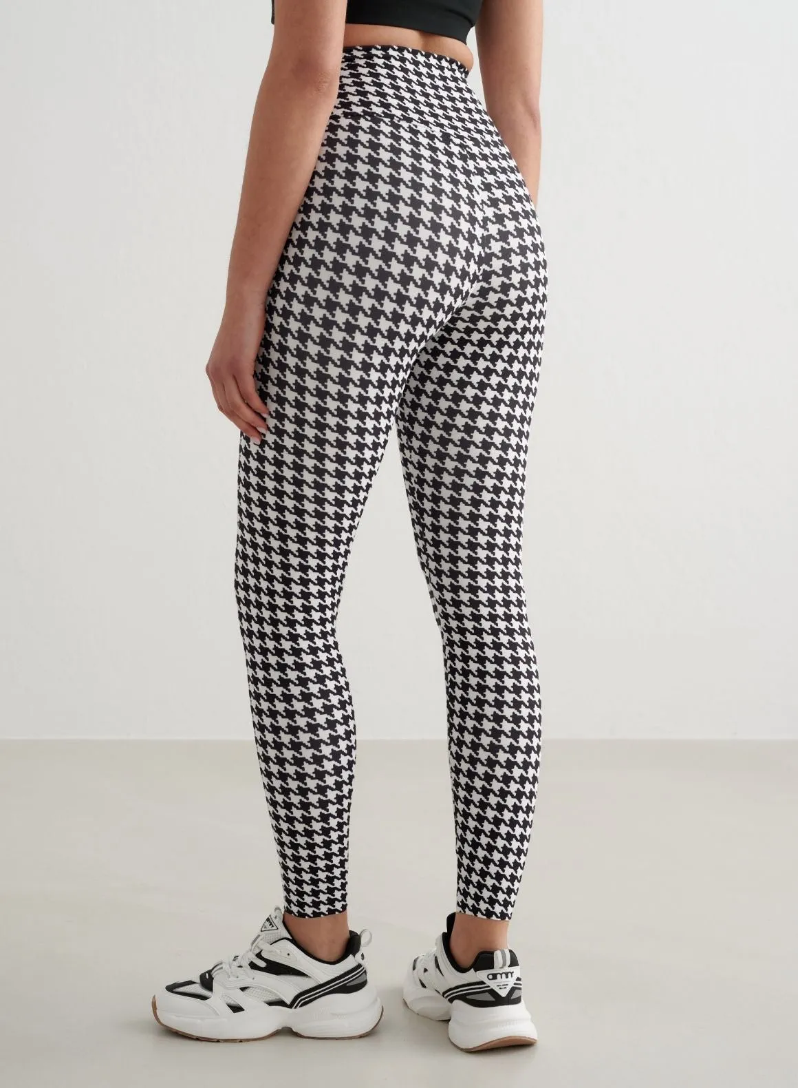Yoga Class Quick Dry Maternity Wear Rib Knit Pepita Sense Tights
