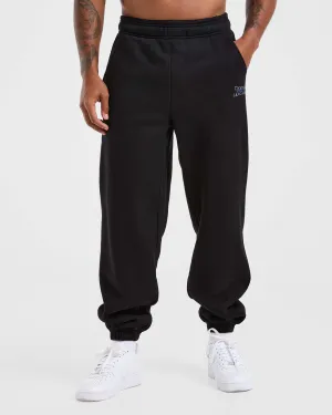 Athletics Oversized Joggers - Black Flattering Waist Classic Fit