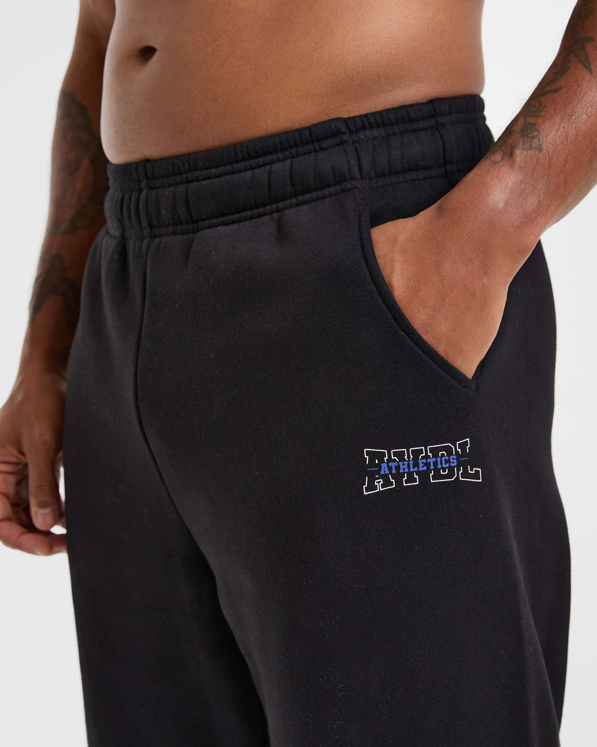 Athletics Oversized Joggers - Black Quick Fit Weather Flex