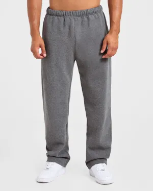 Essential Oversized Straight Leg Joggers - Charcoal wrinkle free Chill Wear