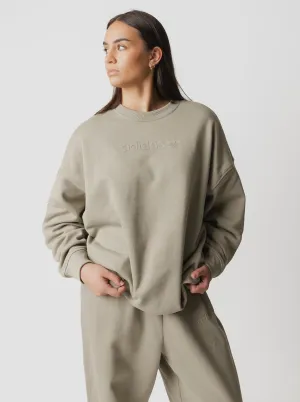 Essentials Linear Oversized Crew Sweatshirt gym clothes Pika like