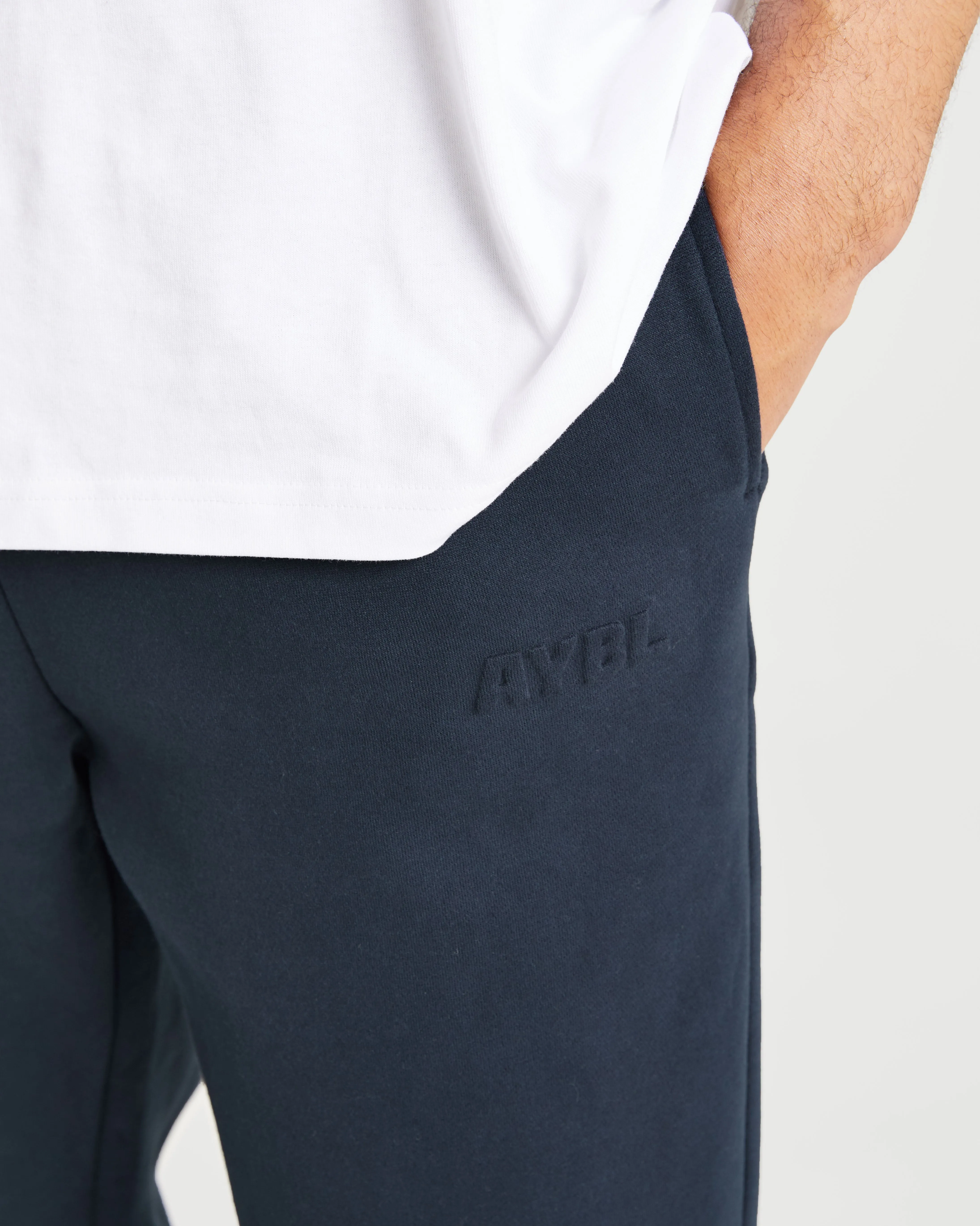 HighWaistSupport Etched Joggers - Navy