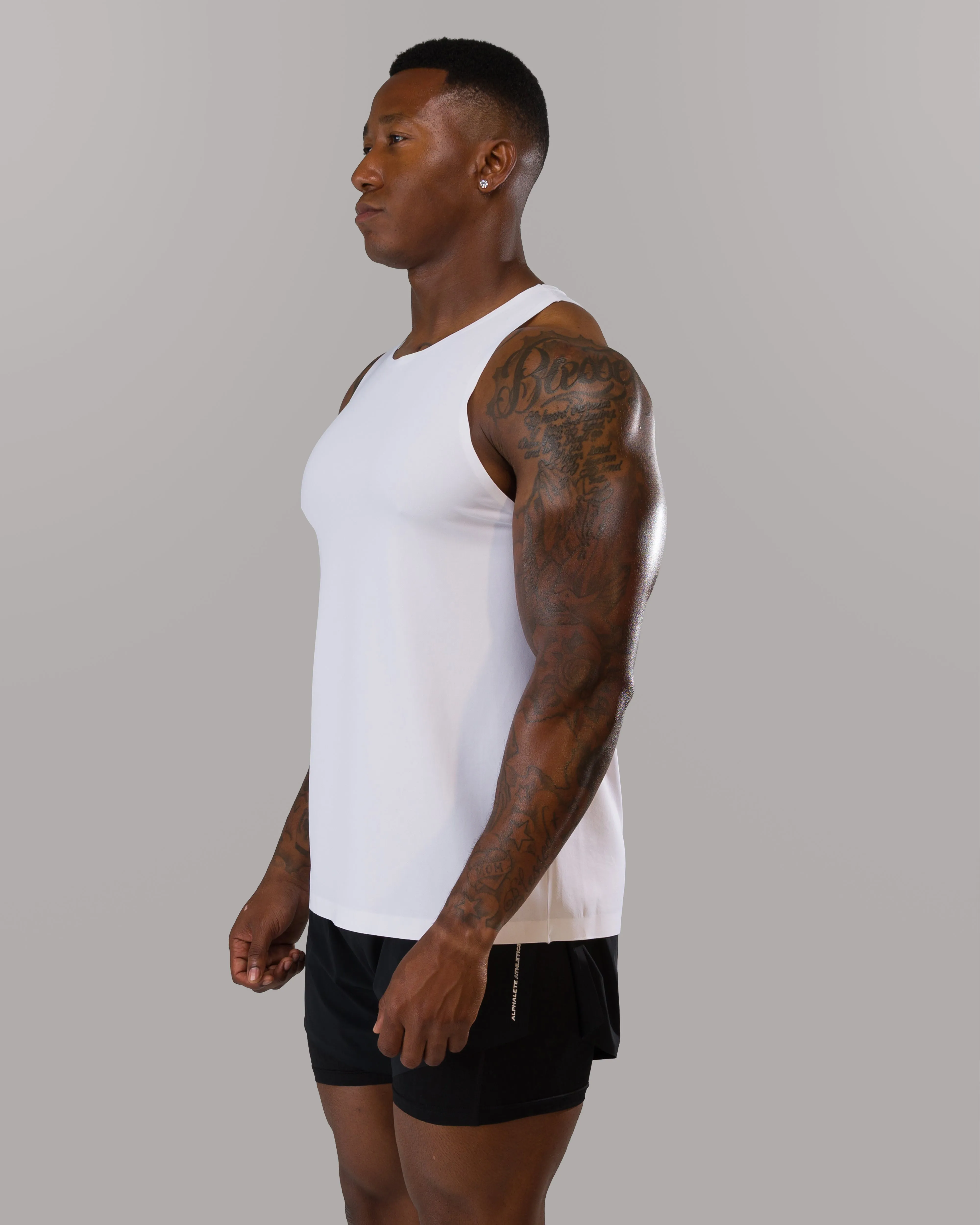 AeroFlex Tank - White Odor Resistant Material Urban - friendly