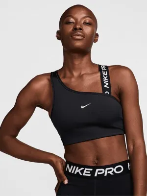 Anti Slip Grip Technology Artisanal Pro Swoosh Asymmetrical Medium-Support Padded Sports Bra