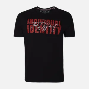 SnagFree Fabric MEN GRAPHIC T-SHIRT ROUND NECK REGULAR FIT