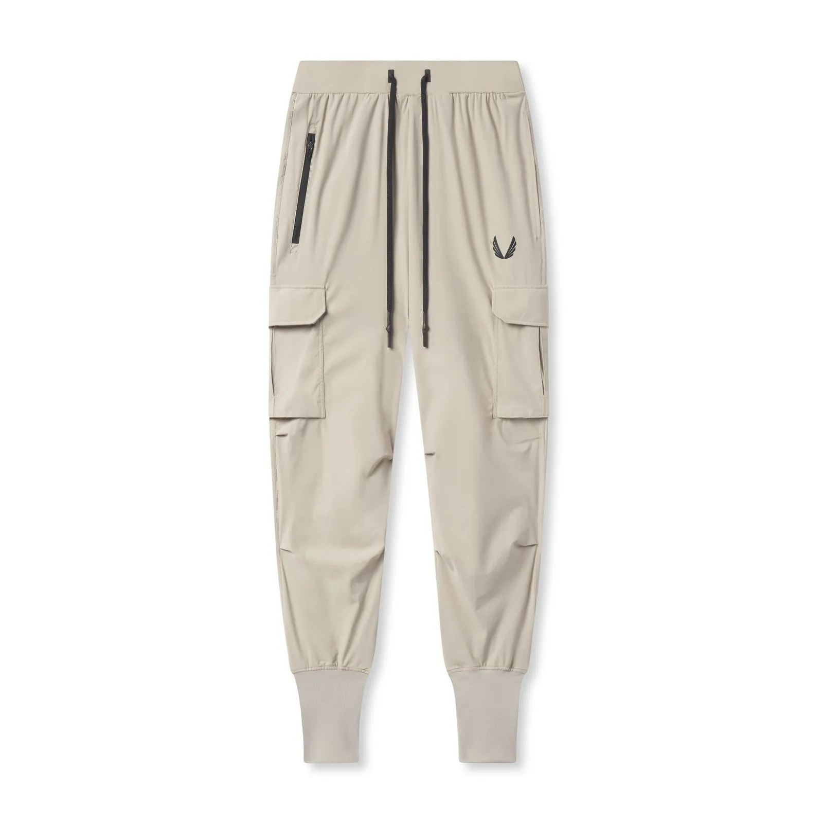 0825. Tetra-Lite? Cargo High Rib Jogger - Sand Smoke All Occasion