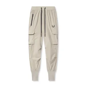 0825. Tetra-Lite? Cargo High Rib Jogger - Sand Smoke All Occasion