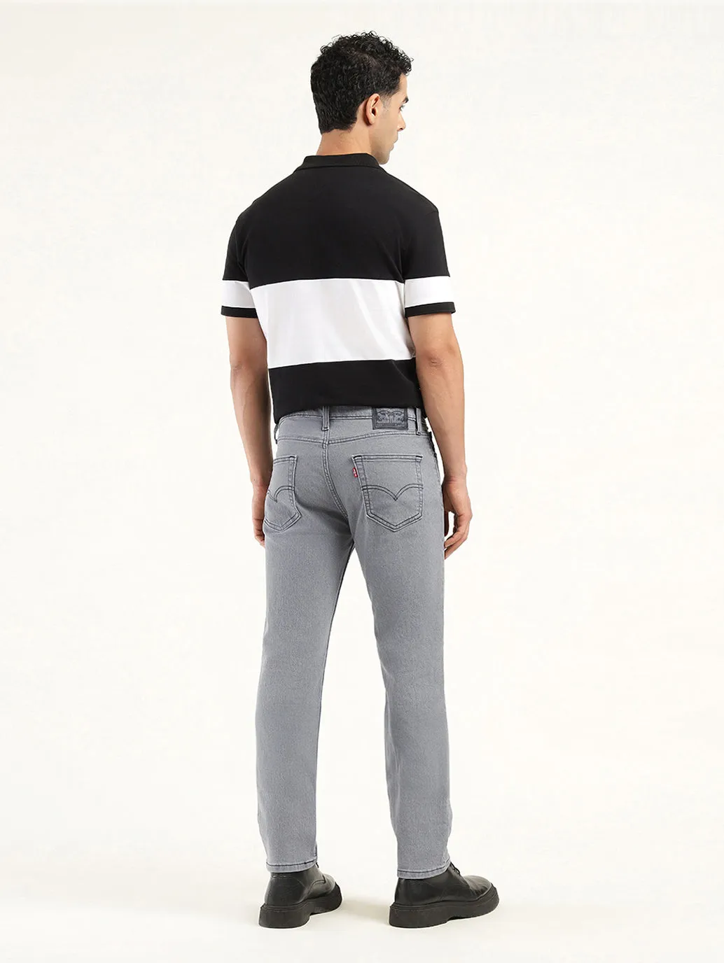 Men's 511 Grey Slim Fit Mid Rise Jeans Casual Cool