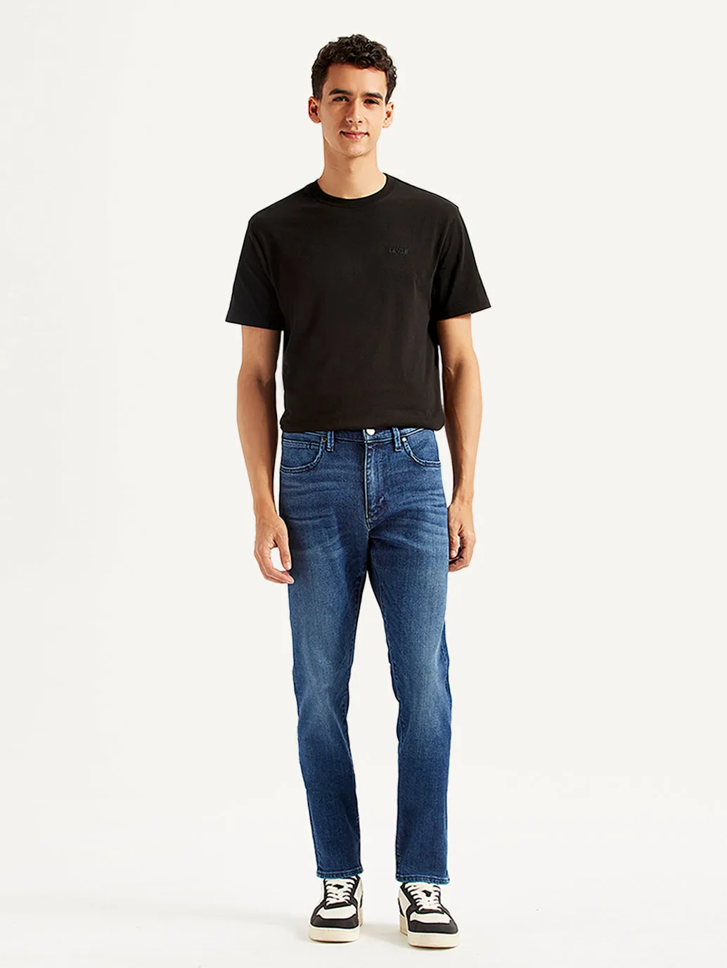 Anytime Wear Men's Redloop 512 Slim Tapered Fit Mid Rise Jeans