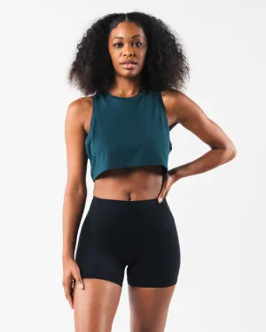 UV Protective Layer FadeResistant Color LDB Muscle Tank - Dark Cyan