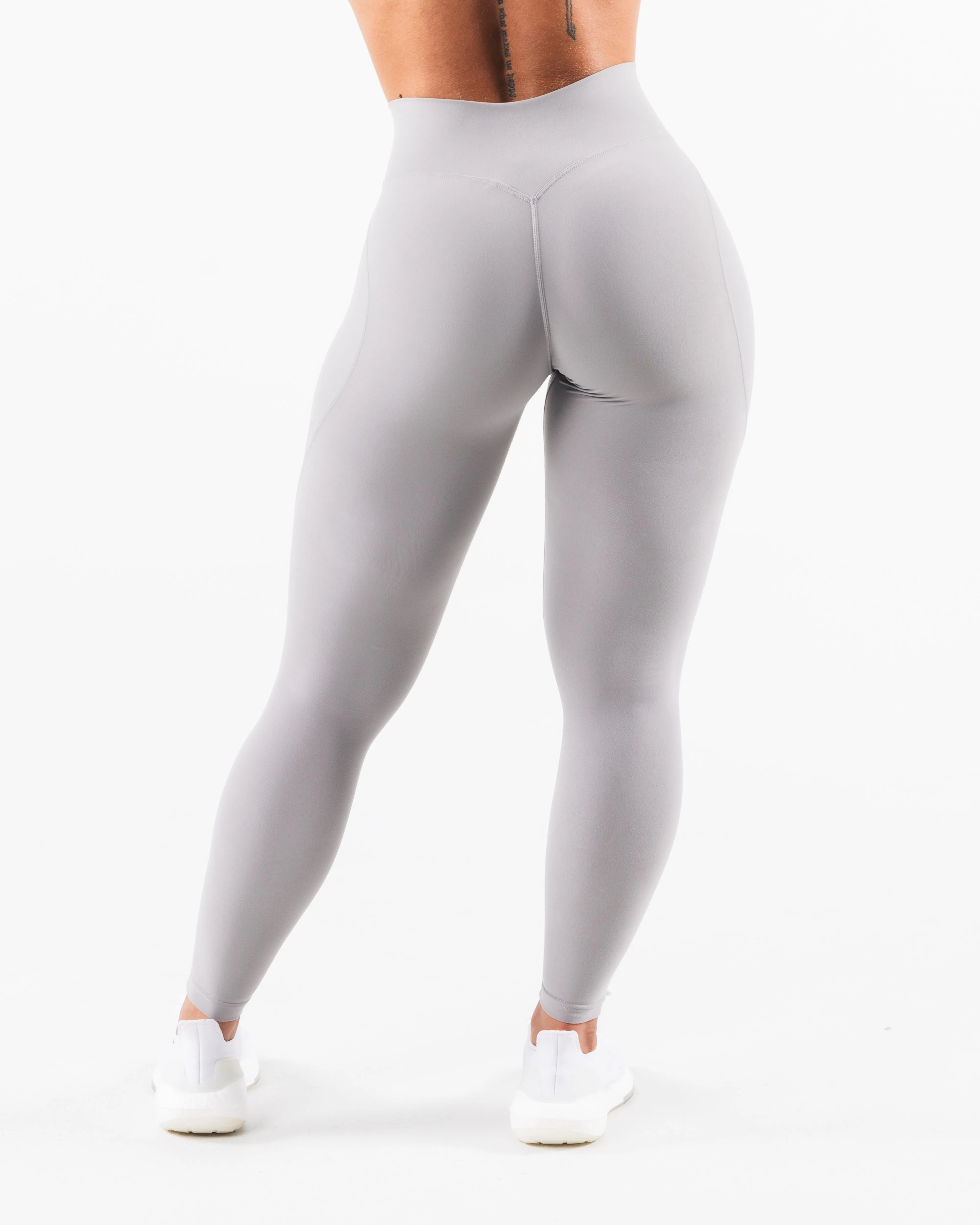 Gym Workout Petite Size Minimal Fit Aura Legging - Smoke