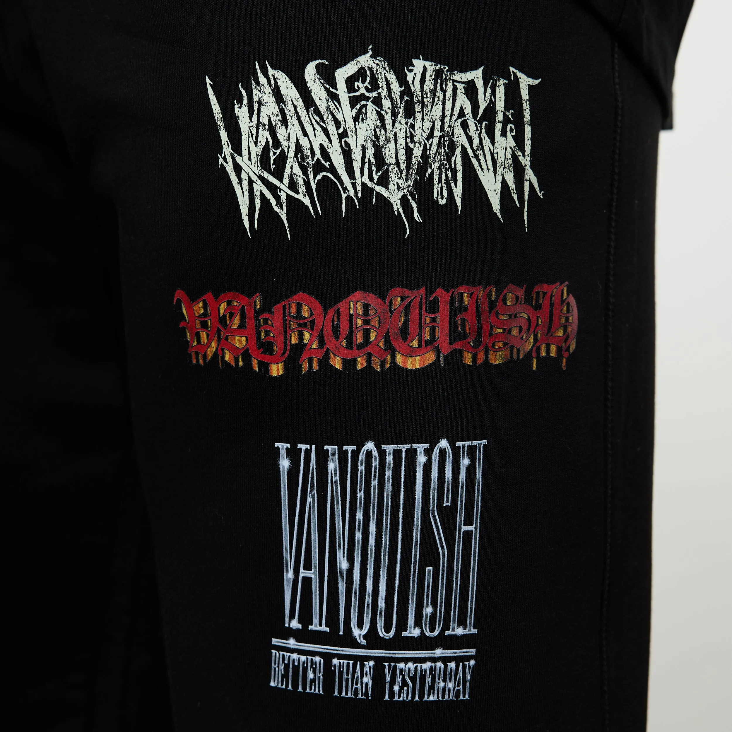 SoftLining HighDensityWeave Vanquish Olympus Black Oversized Sweatpants