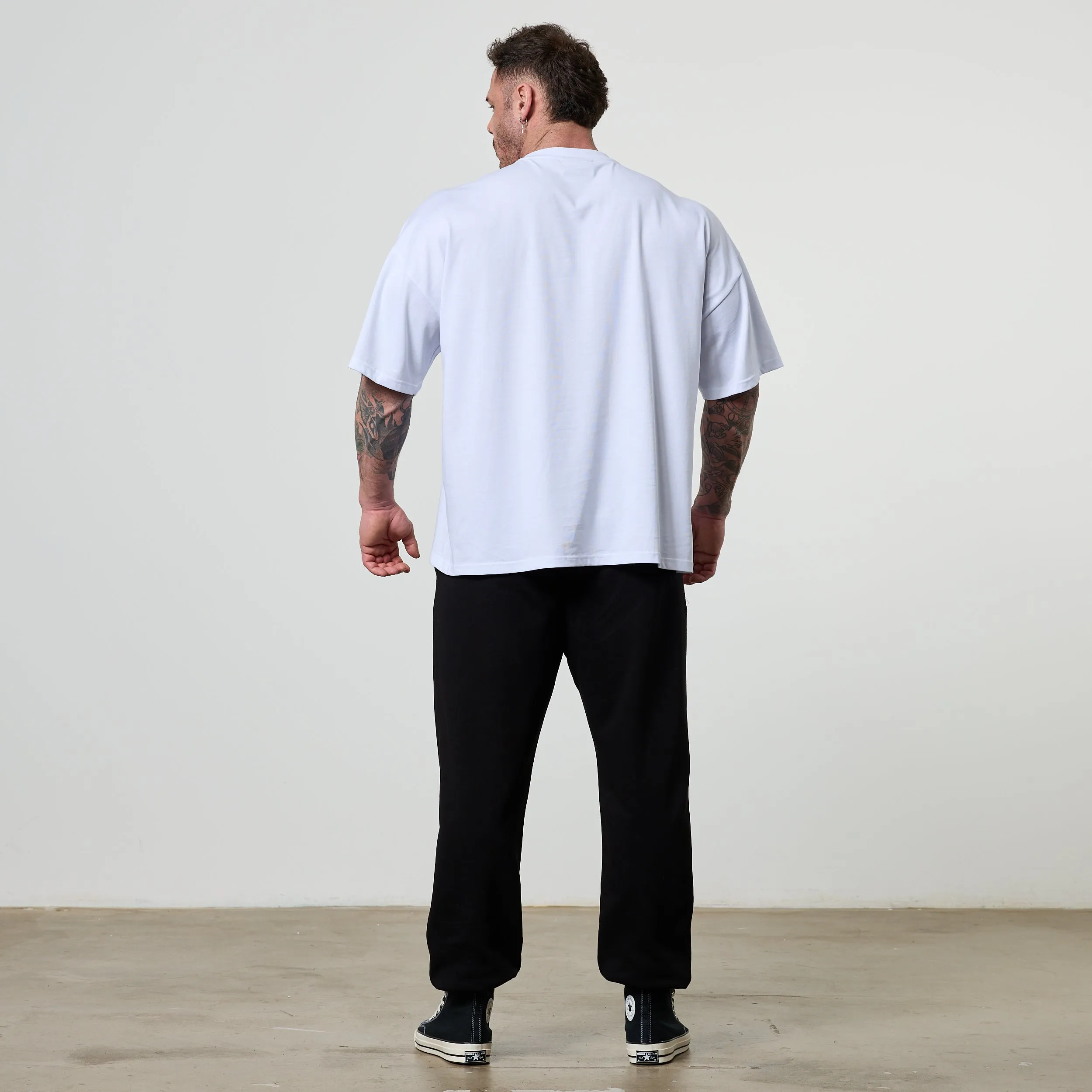 Vanquish Olympus Black Oversized Sweatpants Relaxed Comfort Hidden Pocket System