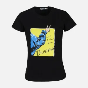 SustainableCertified WOMEN SLUB LOOSE SHORT SLEEVE TEE