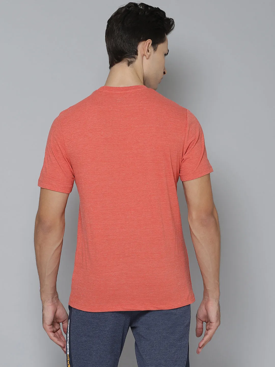 TaglessDesign QuickDry Technology Alcis Men Printed Orange Tshirts
