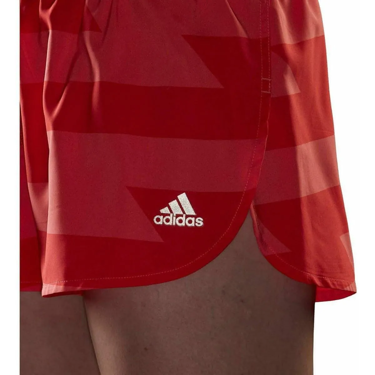 Machine washable CompactPackable adidas Run Fast 3 Inch Split Womens Running Shorts - Pink