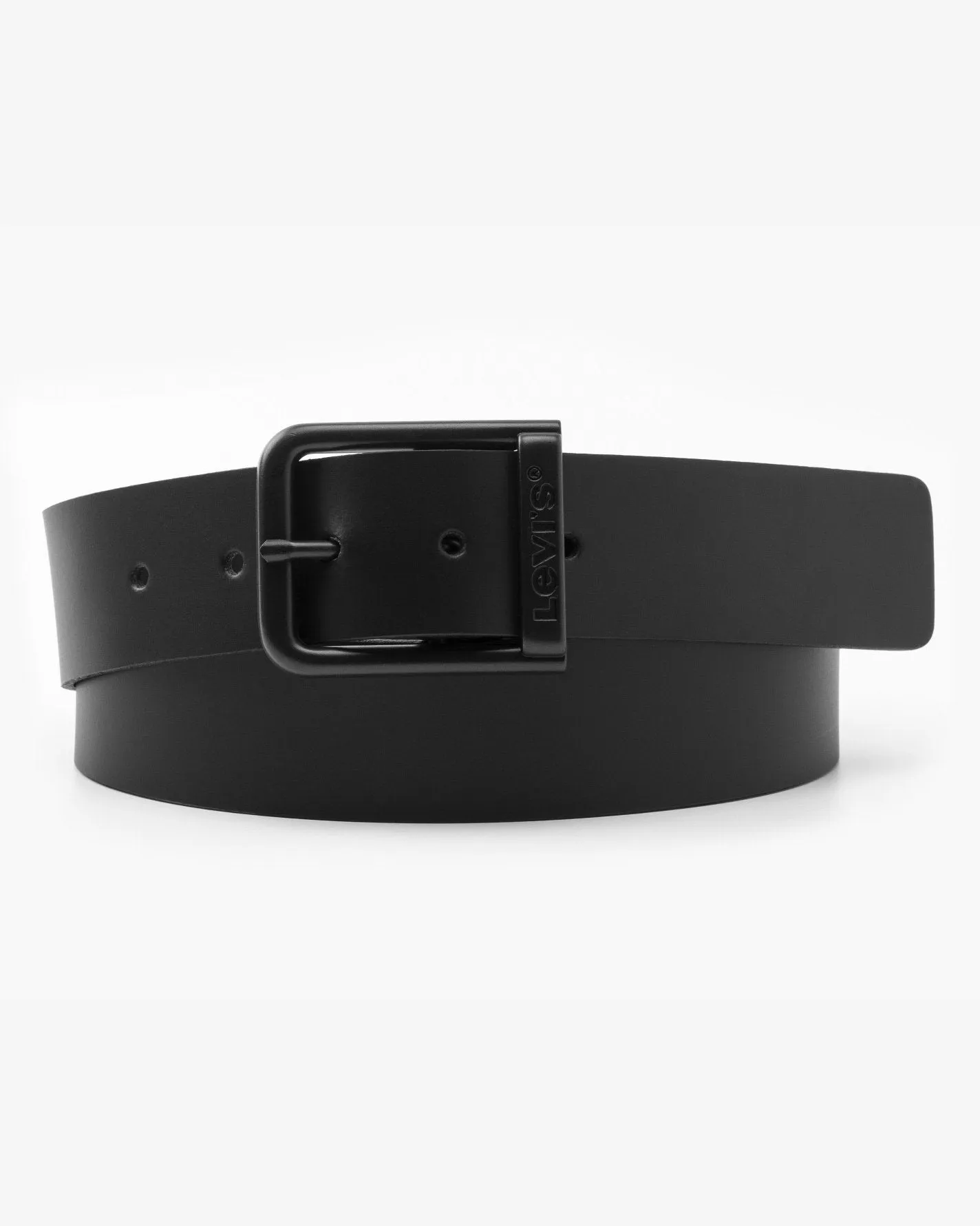 True Comfort Levi's? Alderpoint Metal Leather Belt - Black