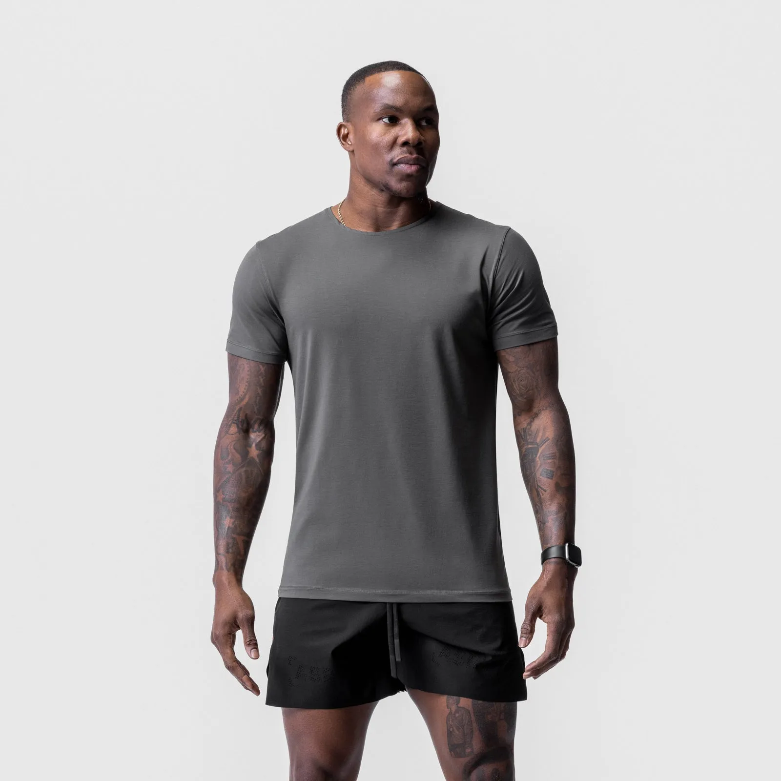 0632. Solucell? Essential Tee - Space Grey Universal Silhouette