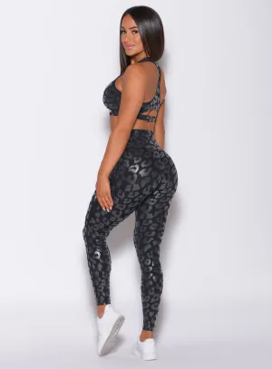 Shine Leopard Leggings Form Fit