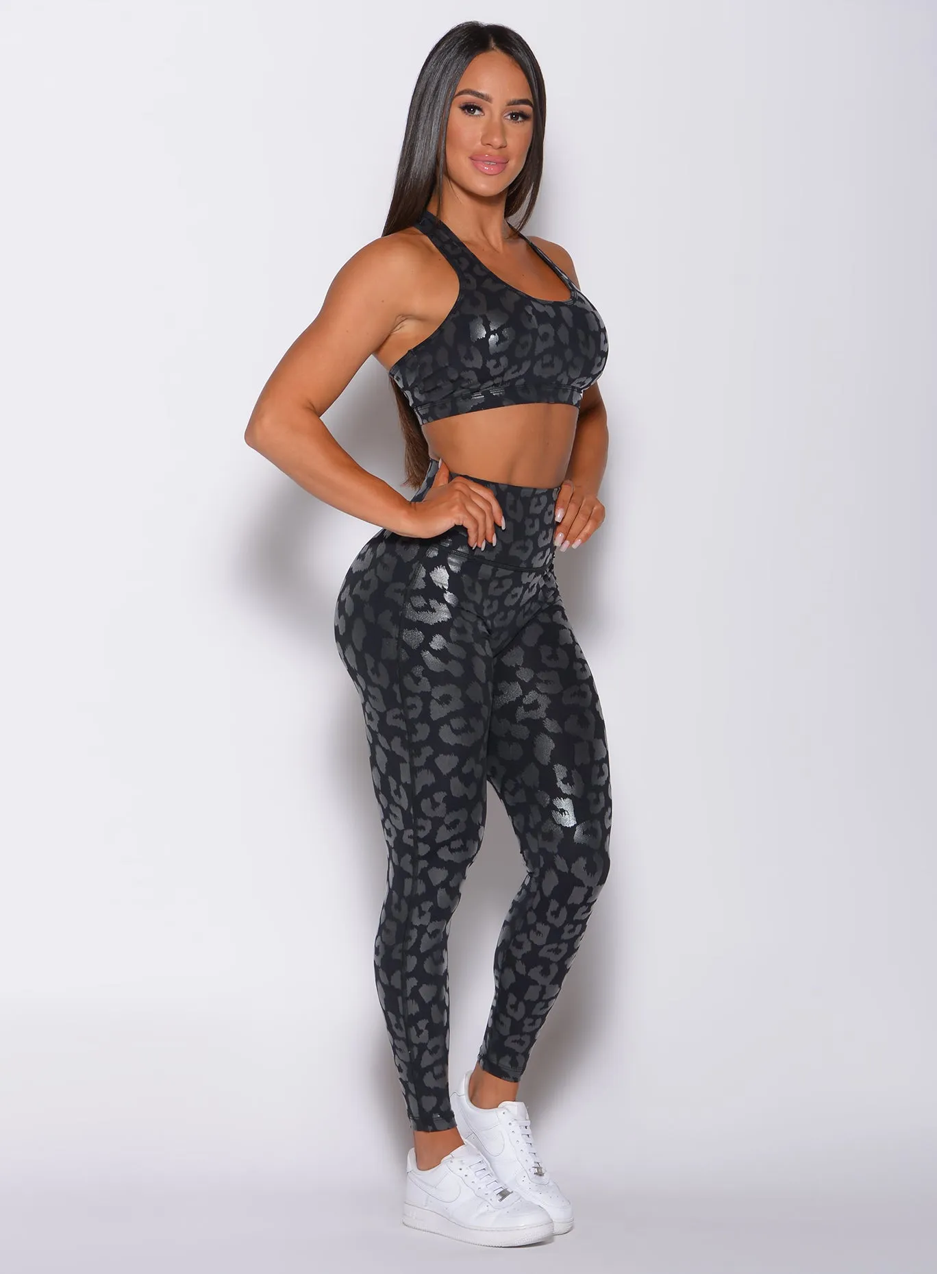 Shine Leopard Leggings Balanced Fit