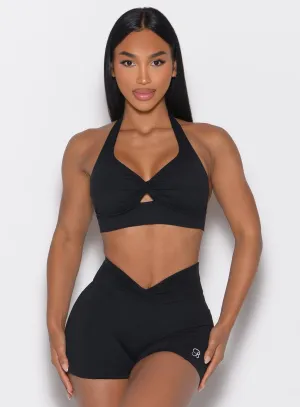 Breathable Support Stretchy Band Backless Knot Bra