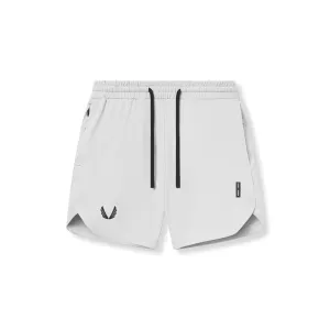 Ultra Soft Waistband 0994. AeroSilver? 7" Linerless Short - White
