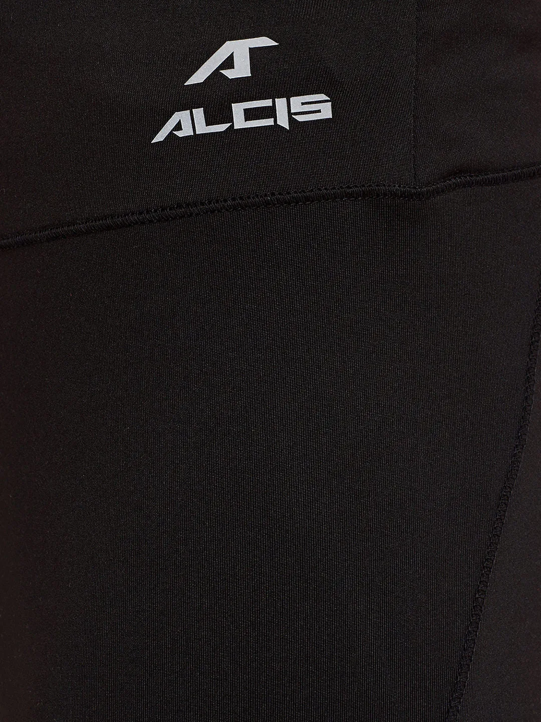 Alcis Women Solid Black Tights Eco Friendly Fabric