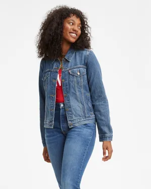 Year Round Levi's? Womens Original Trucker Jacket - Soft As Butter Dark